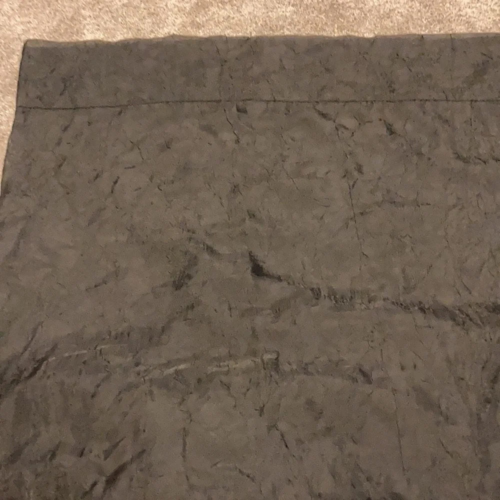 Single panel black sheer curtain